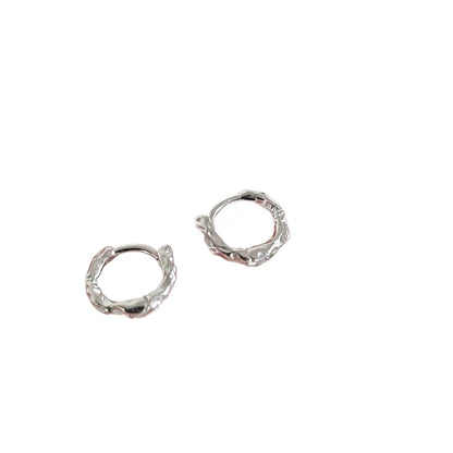 Elegant 925 Sterling Silver Hoop Earrings for Women Wedding Jewelry