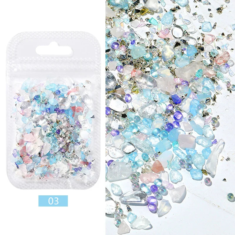 Kawaii Lollypop 3D Nail Art Charms Set with Resin Butterfly and Bear Rhinestones
