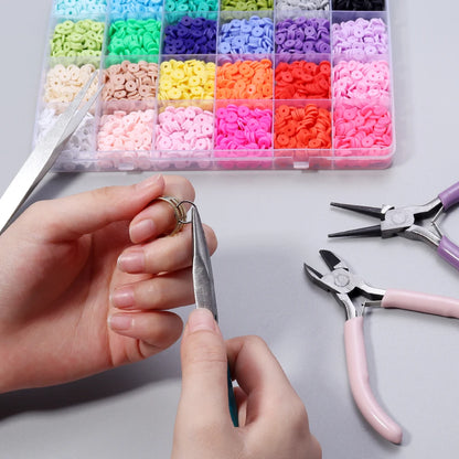 Versatile 3-Color Metal Pliers Kit for Jewelry Making and DIY Crafting