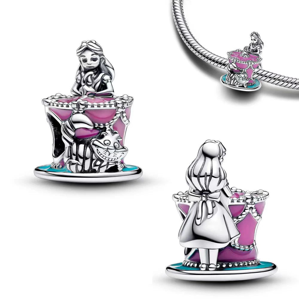 Mermaid Princess 925 Silver Dangle Charm Top Rated DIY Jewelry for Bracelets and Necklaces