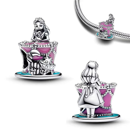 Mermaid Princess 925 Silver Dangle Charm Top Rated DIY Jewelry for Bracelets and Necklaces
