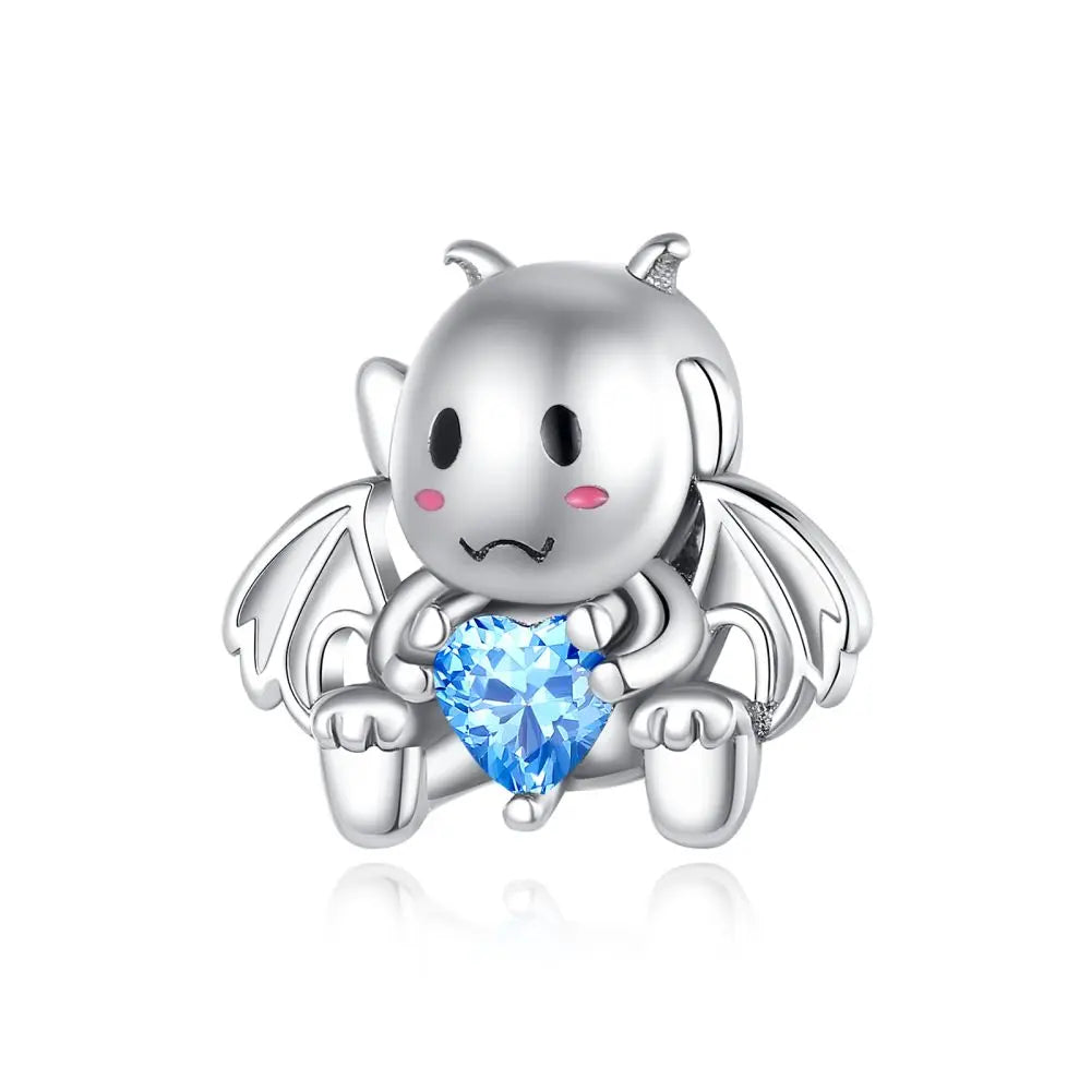 Sterling Silver Halloween Skull Bat Pumpkin Charm Pendant for DIY Jewelry SMC3102