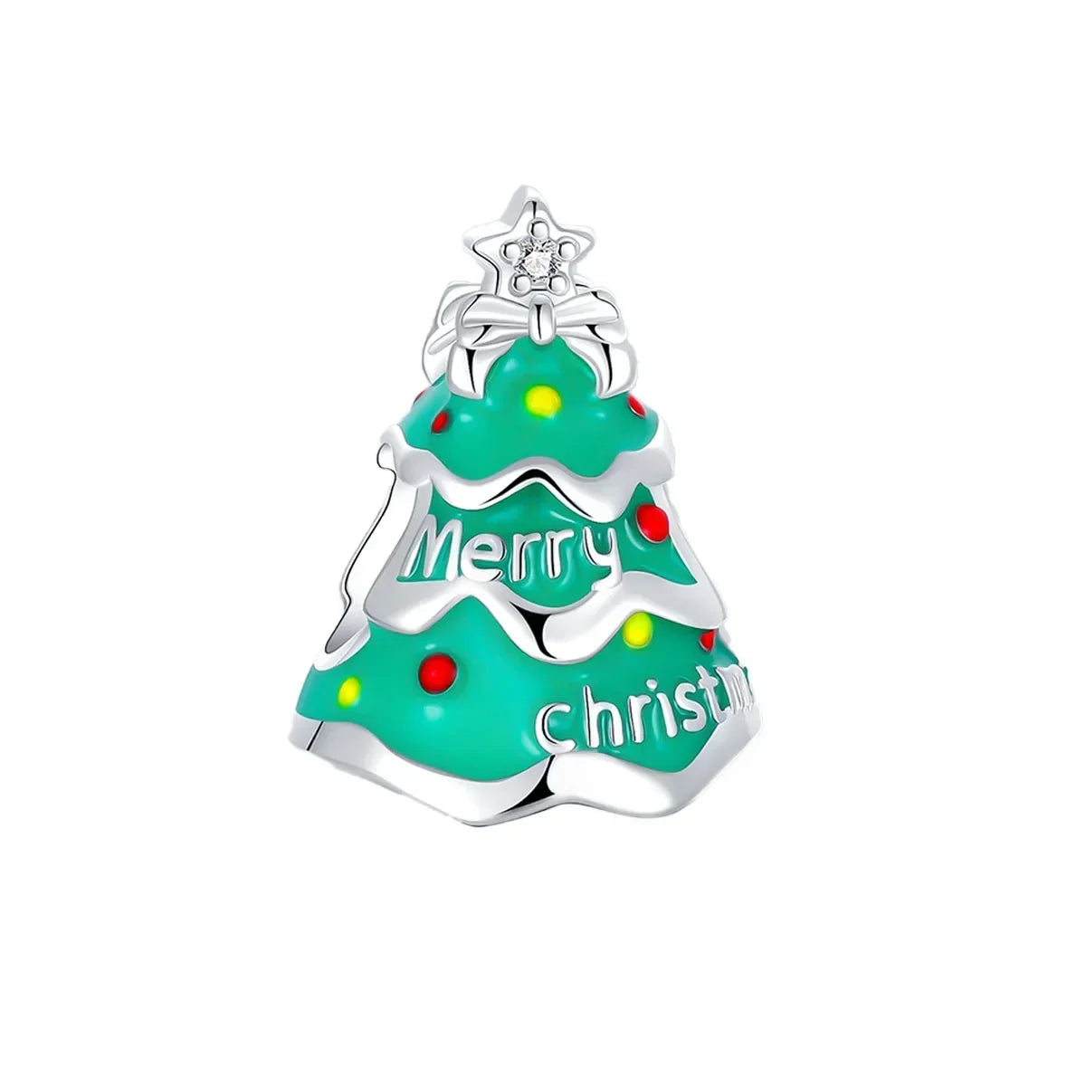 Original 925 Sterling Silver Christmas Charms Santa Claus Reindeer Earrings Beads for Necklace and Bracelet DIY Fine Jewelry Gifts