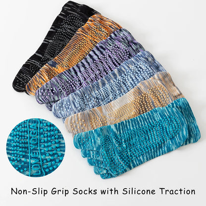 Split Toe Pilates Socks Breathable Non Slip Arch Support