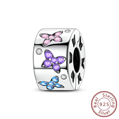 Elegant 925 Sterling Silver Turtle Pendant Beads for Bracelets KSC411