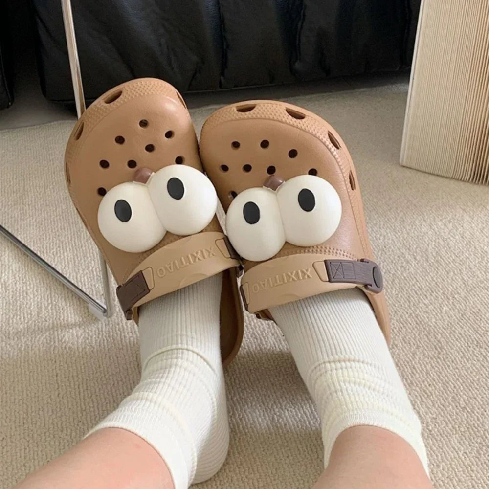 DIY 3D Big Eyes Shoe Charms for Clogs Bogg Bags and Sandals