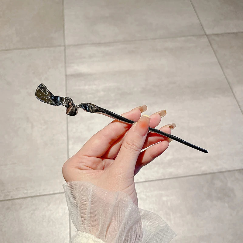 Elegant Chinese Tassel Hair Stick Floral Design Hairpin for Women