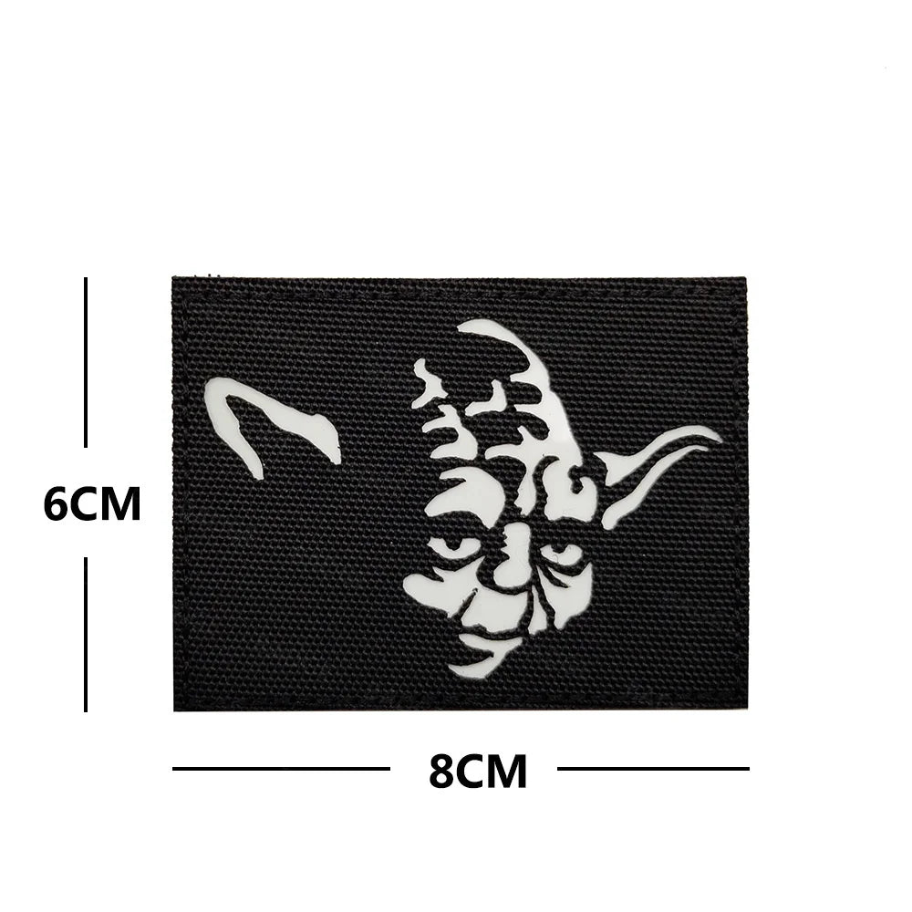 Cute Baby PVC 3D Rubber Night Vision Device Patches Badge