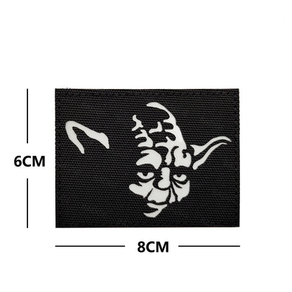 Cute Baby PVC 3D Rubber Night Vision Device Patches Badge