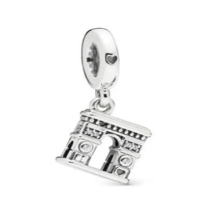 Sunflower Evil Eye Charm 925 Silver Plated Bead for DIY Bracelets Women's Jewelry B1776