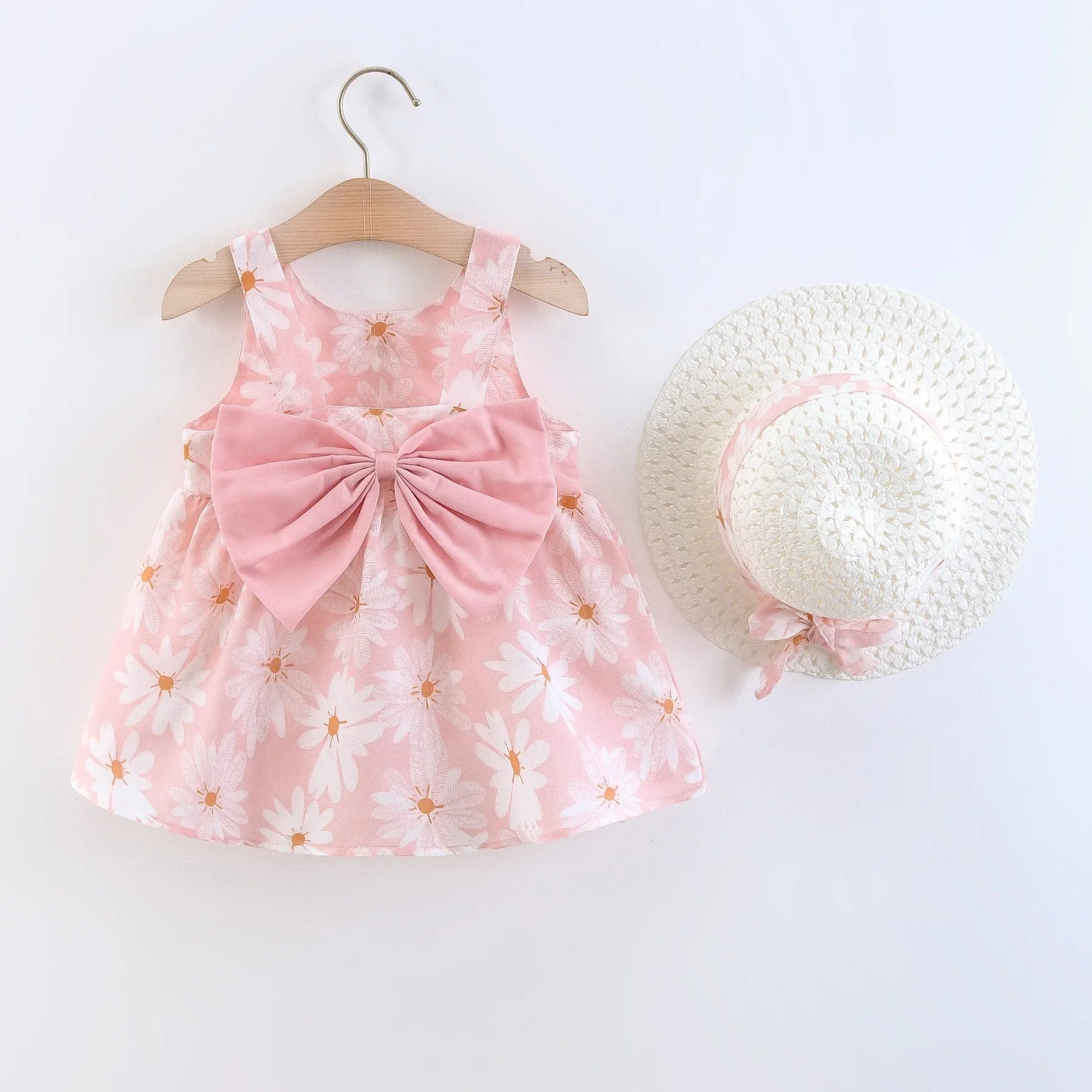 Girls 0-3 Years Old Summer Floral Print Princess Dress