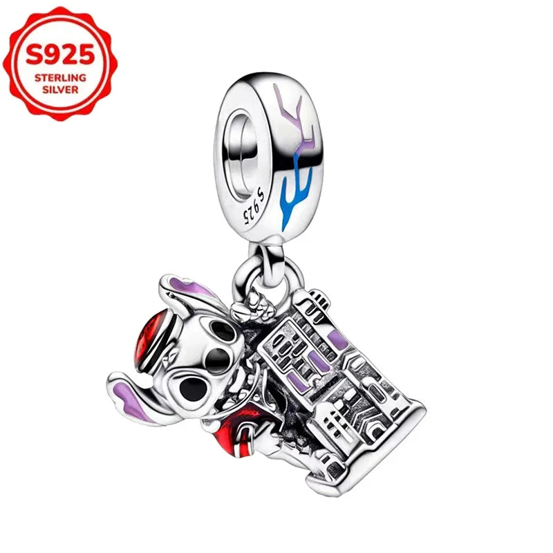 Disney 925 Sterling Silver Pixar Character Bead Charm