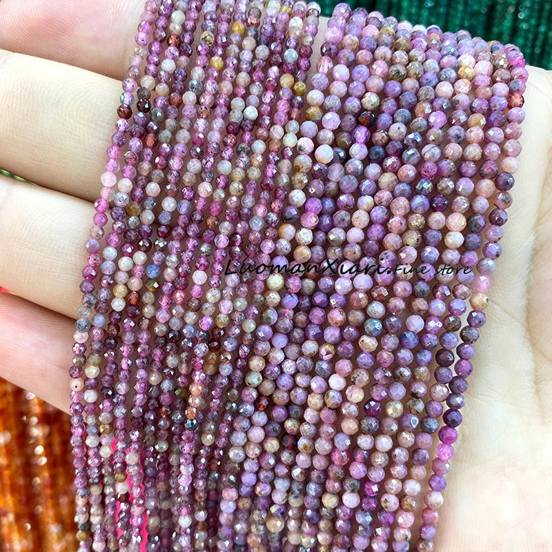 Elegant Faceted Aquamarine Beads for DIY Jewelry Making Bracelet Accessories