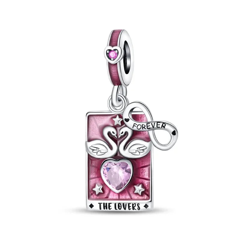 925 Sterling Silver Tarot Death God Charm Beads for Necklace and Bracelet DIY Fine Jewelry Gifts