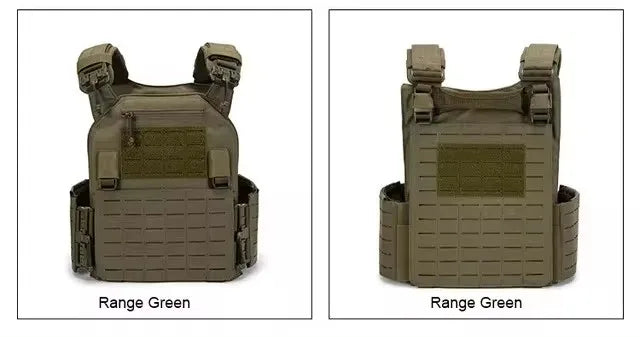 New Combat Vest 6094 Quick Detachable Tactical Black Gear KN-green