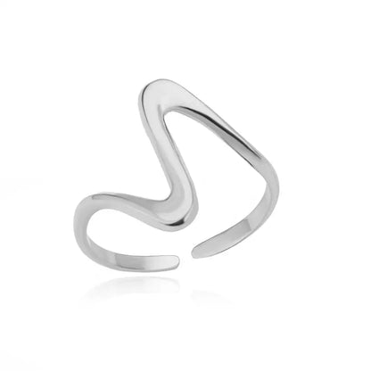 Gold Color 316L Stainless Steel Women's Rings - Fade-Resistant Luxury Wedding Jewelry with Free Shipping