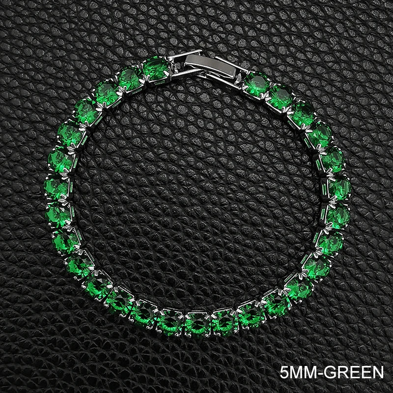 Elegant Sterling Silver CZ Tennis Bracelet for Women Wedding Fashion Jewelry
