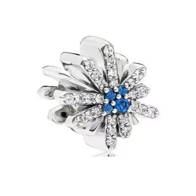 Miniso Snowflake Charm Beads 925 Sterling DIY Bracelet