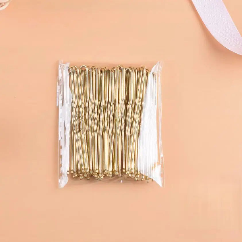 Elegant U Shaped Hairpins Set for Bridal and Fashion Hair Styling