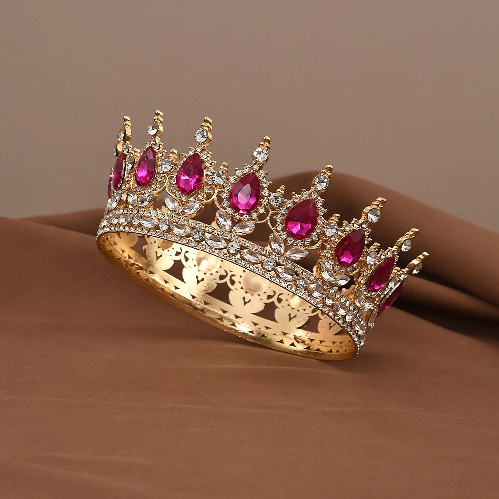 European Princess Tiara - Baroque Crystal Crown for Weddings & Pageants 6