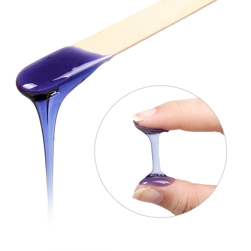 Painless Hard Wax Beans for Bikini and Body Hair Removal with Heating Wax Machine - Fast and Gentle Depilatory Solution