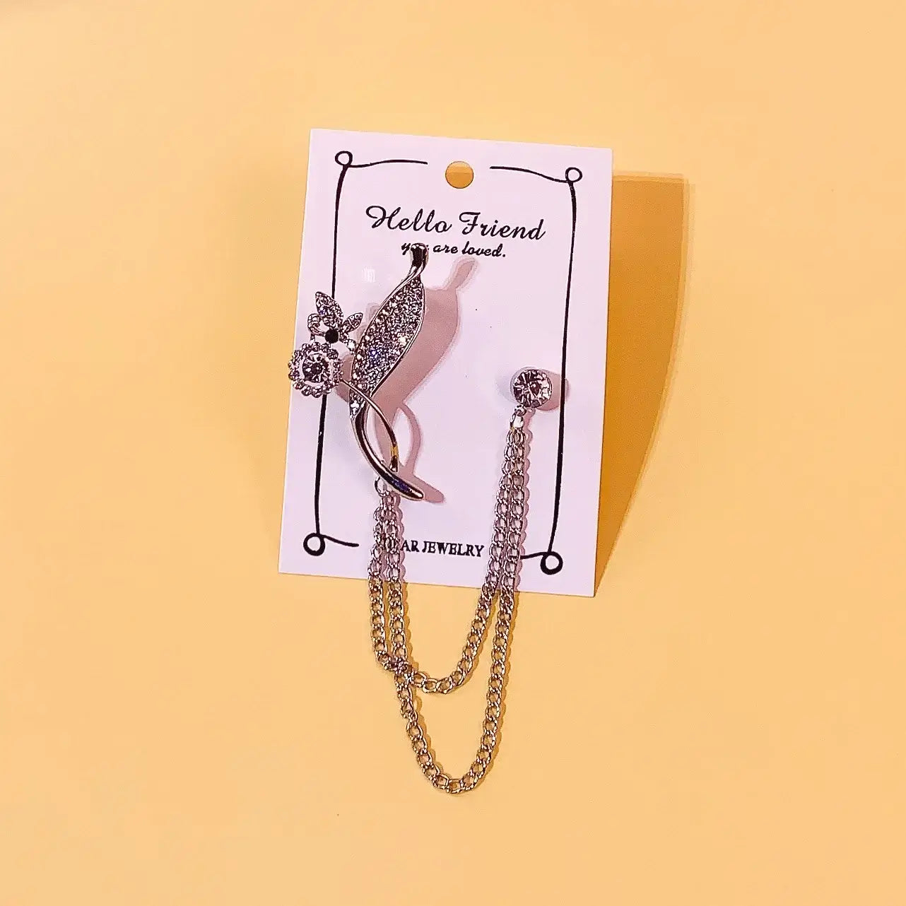Men and Women Tassel Chain Suit Brooch Alloy Fashion Accessory H1337 20