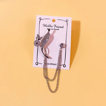 Men and Women Tassel Chain Suit Brooch Alloy Fashion Accessory H1337 20