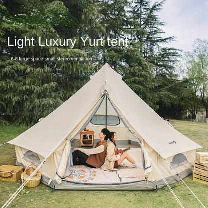 Indian Pyramid Luxury Family Yurt Tent Waterproof Multi Person Outdoor Camping Shelter