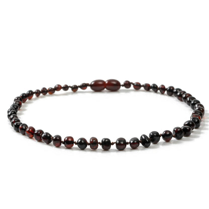 Handmade Baltic Amber Necklace for Women - Authentic Lithuanian Craftsmanship