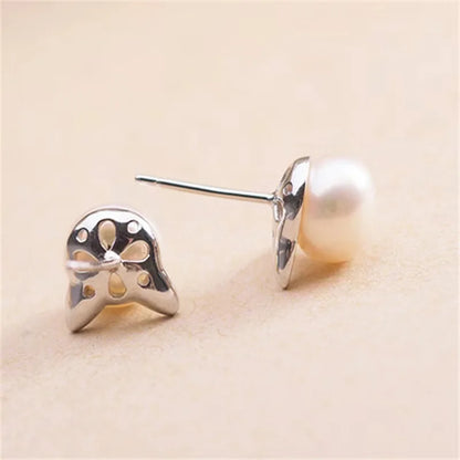 Chic Korean Cat Pearl Earrings Versatile Travel Accessories