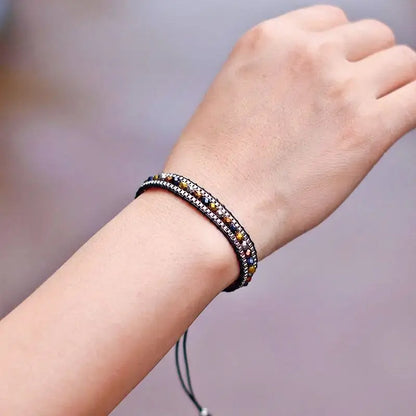 Bohemian Cord Chain Bracelet for Women - Beach Style Handmade Jewelry
