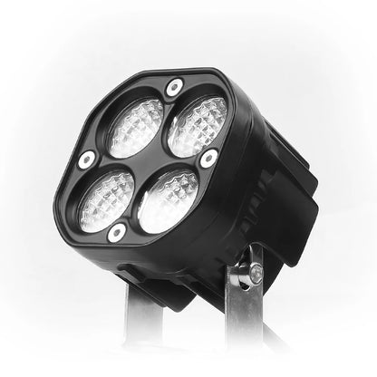Square LED Work Light Bar 40W Super Bright 12V Flood Beam Motorcycle Driving Fog Lamp