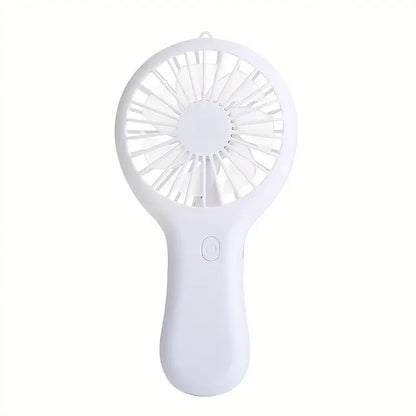 800mAh Mini Portable Pocket Handheld Fan USB Rechargeable WHITE