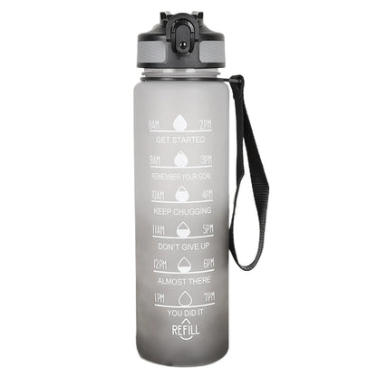 1L Silicone Leakproof Sport Water Bottle For Travel