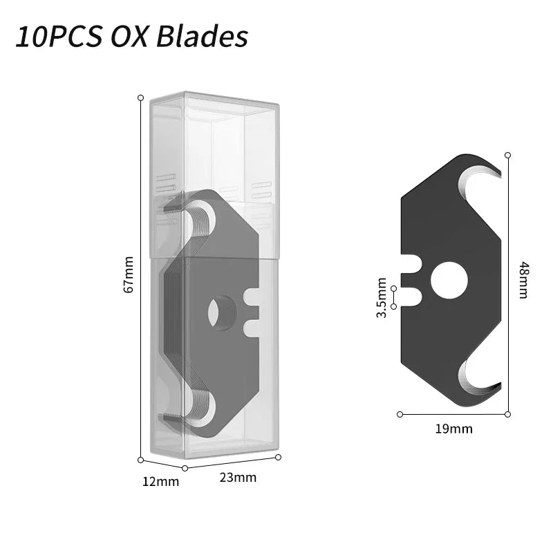 10pcs Top-Rated Heavy Duty T-shaped Carpet & Wallpaper Cutting Blades 10 PCS blades