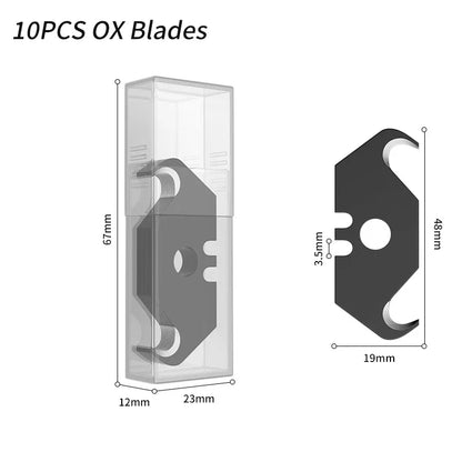 10pcs Top-Rated Heavy Duty T-shaped Carpet & Wallpaper Cutting Blades 10 PCS blades