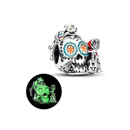 Exquisite 925 Silver Shell Bead Mouse Pendant for European Bracelets – DIY Jewelry Accessory with Zircon