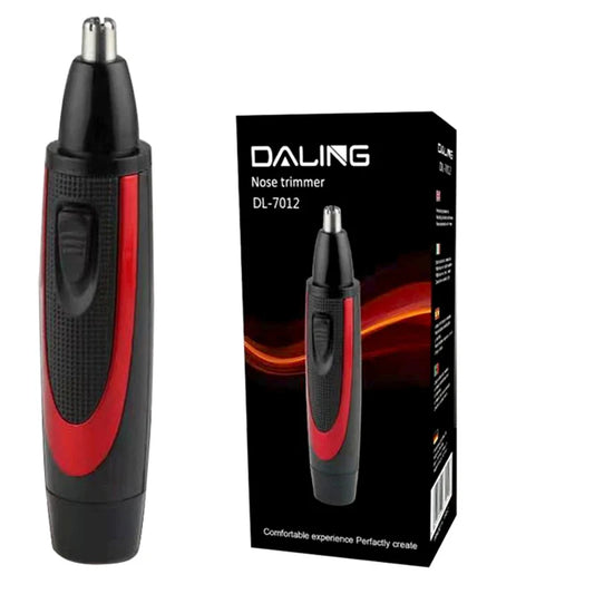 Men's Electric Nose and Ear Hair Trimmer with Battery Power for Effortless Grooming