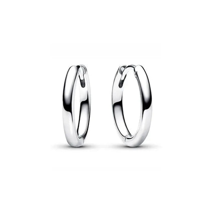 European 925 Silver Moon Snowflake Heart Shaped Stud Earrings for Women Exquisite Holiday Jewelry Gifts