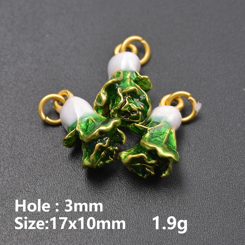3D Enamel Fruit Charms Set for DIY Jewelry Making Strawberry Grape Pendants 5pcs