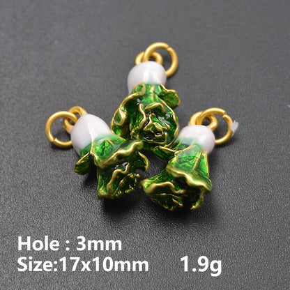 3D Enamel Fruit Charms Set for DIY Jewelry Making Strawberry Grape Pendants 5pcs
