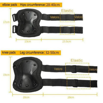 Unisex Camo Tactical KneePad Elbow Pads Safety Gear Kneecap