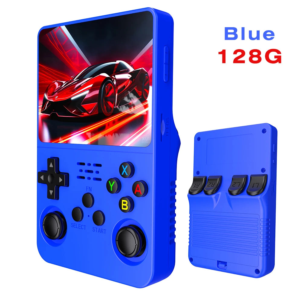 BOYHOM R36S Retro Handheld Game Console 3.5 Inch IPS Linux Pocket Player 64GB 10000 Classic Games