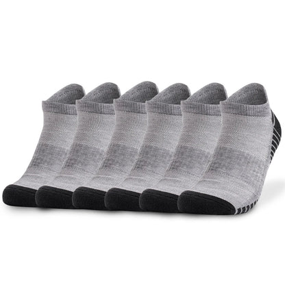 3 Pairs Breathable Mesh Ankle Socks Thick Terry Sole