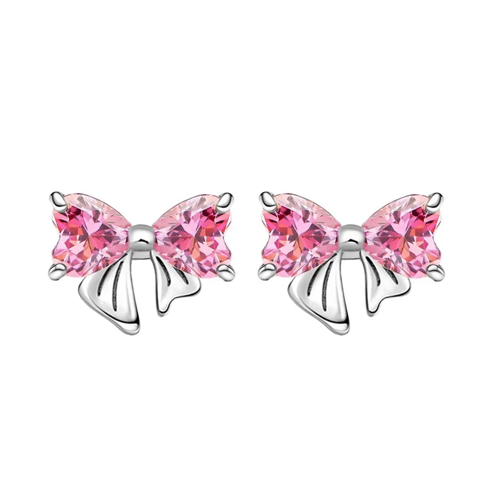 Luxury 925 Sterling Silver Chunky Hoop Earrings with Big Heart Zircon Accents for Women Wedding Party Jewelry Gifts