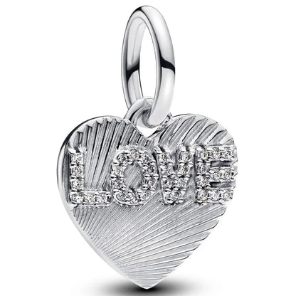 925 Sterling Silver Golden Heart Star Beads Charms for DIY Bracelet and Necklace Gift for Women Mother and Sister