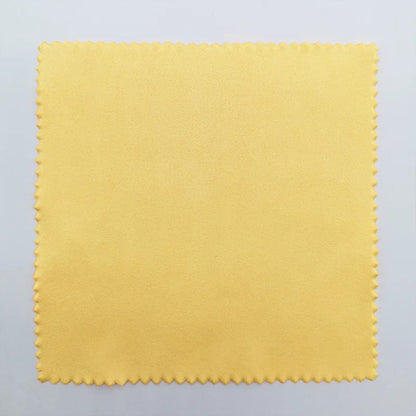 Zavorohin Soft Microfiber Suede Cleaning Cloths for Glasses and Jewelry, 100 Pack, Custom Logo Options