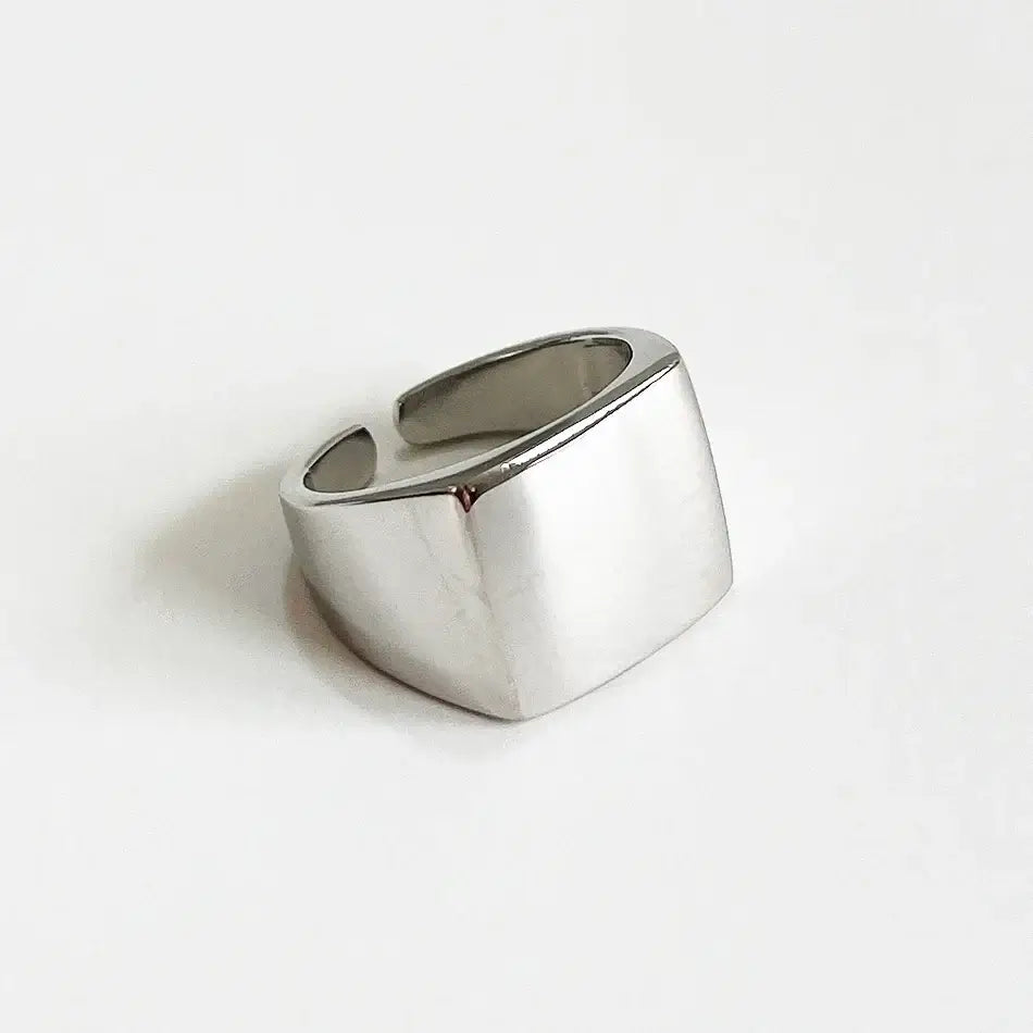 BF Club 925 Sterling Silver Rings for Women Simple Gold Star Fashion Jewelry Pink 1 resizable