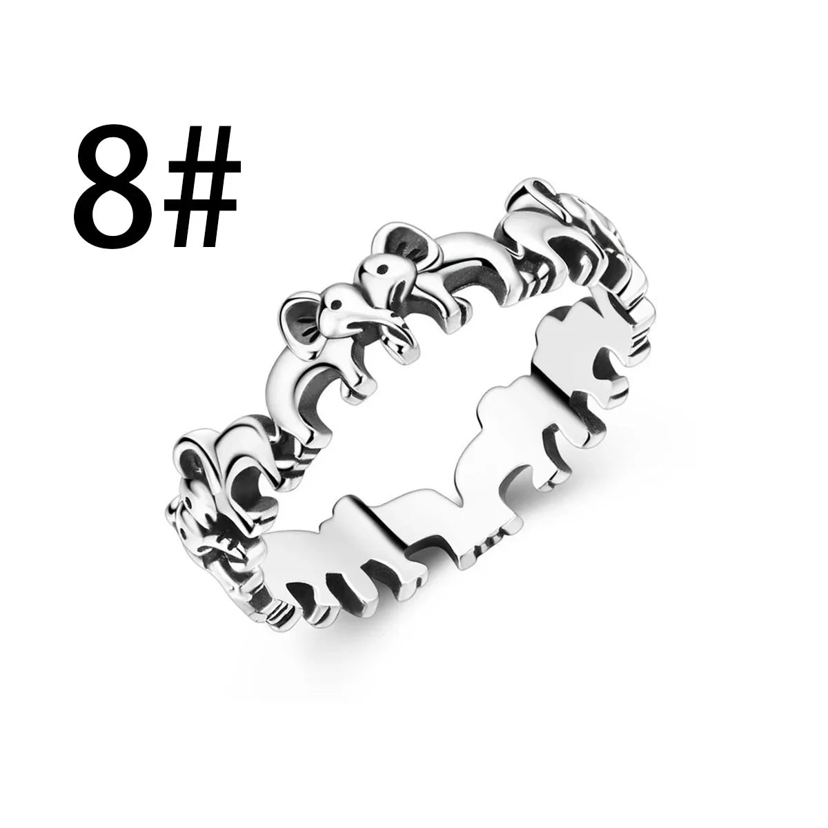925 Sterling Silver Colorful Elephant Animal Charms for DIY Jewelry Necklace Bracelet Gifts