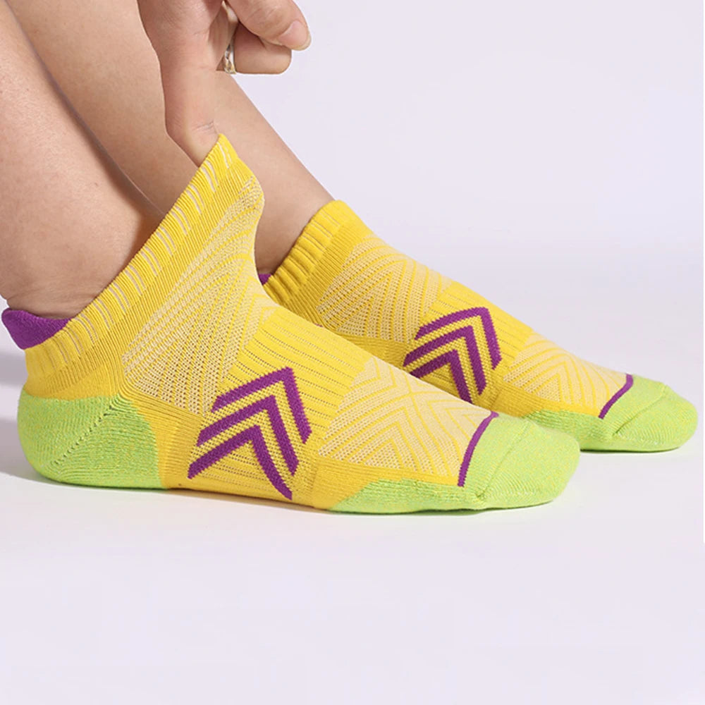 6 Pairs Womens Terry Sole Sports Socks Thick Cushion